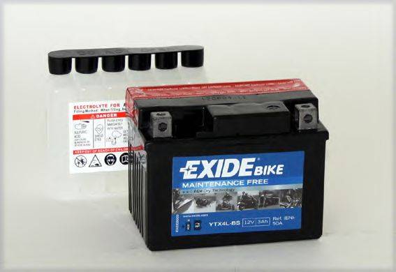 EXIDE ETX4LBS Стартерна акумуляторна батарея; Стартерна акумуляторна батарея