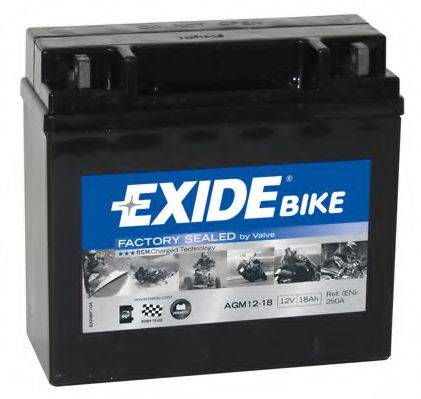 EXIDE AGM1218 Стартерна акумуляторна батарея; Стартерна акумуляторна батарея