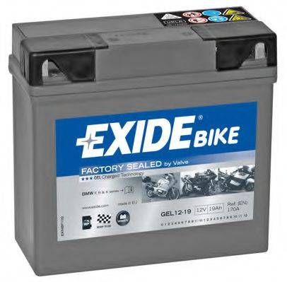 EXIDE GEL1219 Стартерна акумуляторна батарея; Стартерна акумуляторна батарея