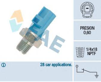 FAE 12612 Датчик тиску масла