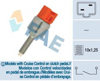 FAE 24630 Вимикач ліхтаря сигналу гальмування; Вимикач, привід зчеплення (Tempomat)