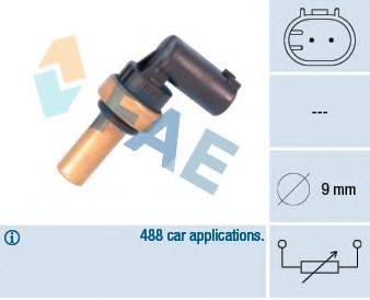 FAE 32710 Датчик, температура рідини, що охолоджує; Датчик, температура головки циліндрів