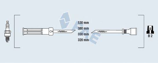 FAE 85996 Комплект дротів запалювання