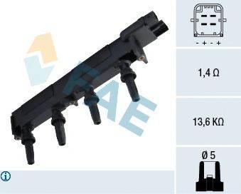 FAE 80275 Котушка запалювання