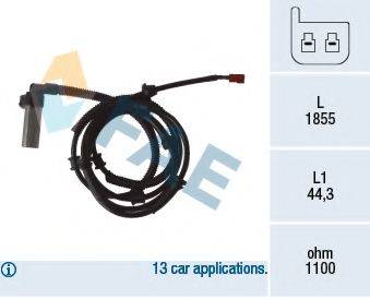 FAE 78069 Датчик, частота обертання колеса