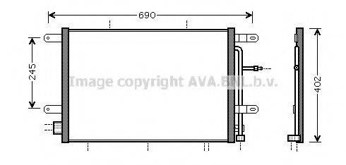 AVA QUALITY COOLING AI5239 Конденсатор, кондиціонер