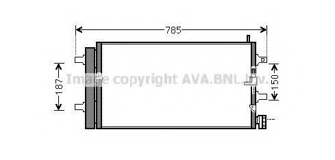 AVA QUALITY COOLING AI5353D Конденсатор, кондиціонер