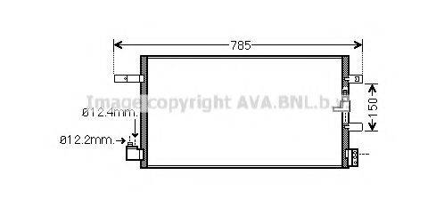 AVA QUALITY COOLING AIA5360 Конденсатор, кондиціонер