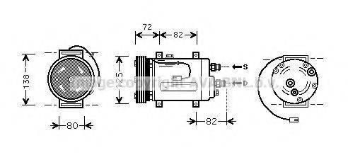 AVA QUALITY COOLING AIAK178 Компресор, кондиціонер