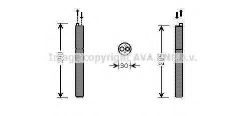 AVA QUALITY COOLING AID298 Осушувач, кондиціонер