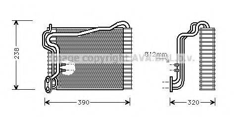 AVA QUALITY COOLING AIV146 Випарник, кондиціонер