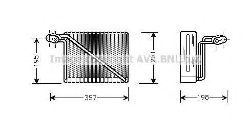 AVA QUALITY COOLING AIV148 Випарник, кондиціонер