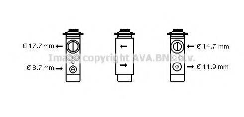 AVA QUALITY COOLING AL1024 Розширювальний клапан, кондиціонер