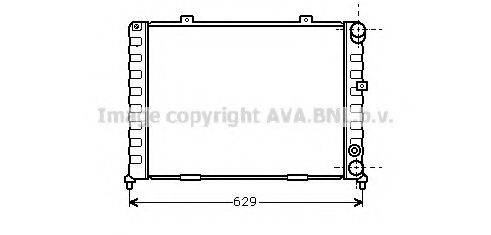 AVA QUALITY COOLING AL2054 Радіатор, охолодження двигуна