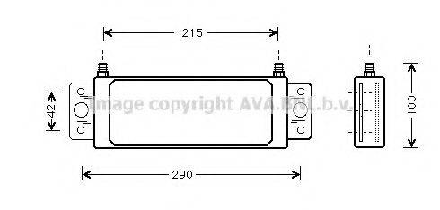 AVA QUALITY COOLING AL3050 масляний радіатор, моторне масло