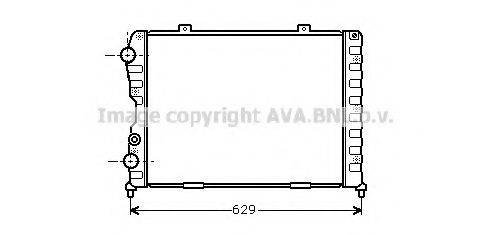 AVA QUALITY COOLING ALA2056 Радіатор, охолодження двигуна