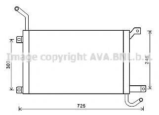 AVA QUALITY COOLING AU2224 Радіатор, охолодження двигуна