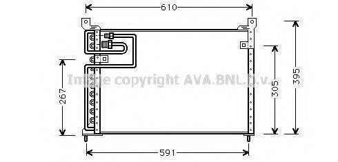 AVA QUALITY COOLING AU5113 Конденсатор, кондиціонер