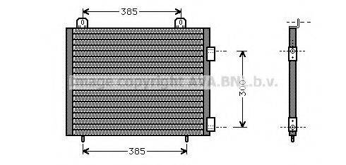 AVA QUALITY COOLING AU5141 Конденсатор, кондиціонер