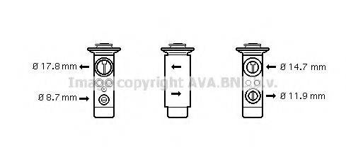 AVA QUALITY COOLING BW1362 Розширювальний клапан, кондиціонер