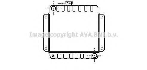 AVA QUALITY COOLING BW2003 Радіатор, охолодження двигуна