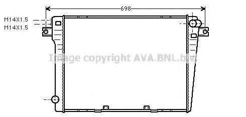 AVA QUALITY COOLING BW2057 Радіатор, охолодження двигуна