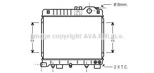 AVA QUALITY COOLING BW2127 Радіатор, охолодження двигуна