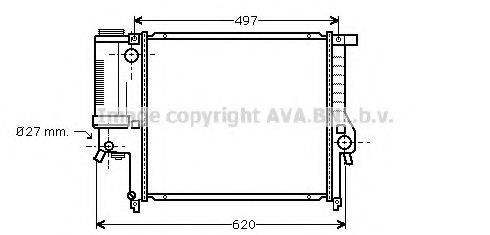 AVA QUALITY COOLING BW2139 Радіатор, охолодження двигуна