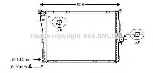 AVA QUALITY COOLING BW2289 Радіатор, охолодження двигуна