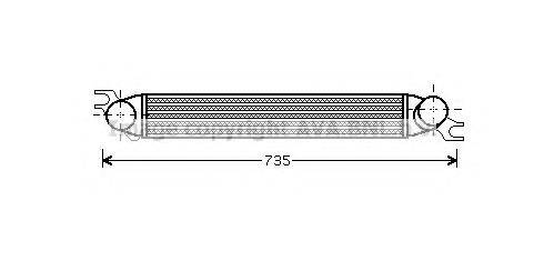 AVA QUALITY COOLING BW4340 Інтеркулер