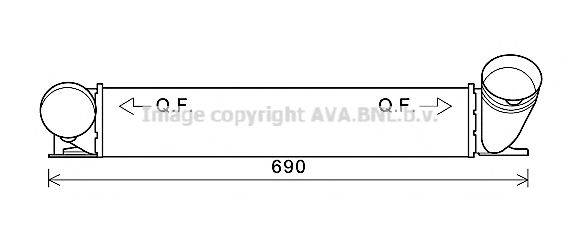 AVA QUALITY COOLING BW4482 Інтеркулер