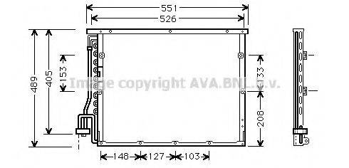 AVA QUALITY COOLING BW5148 Конденсатор, кондиціонер