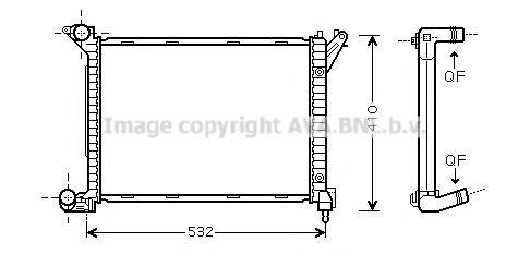 AVA QUALITY COOLING BWA2263 Радіатор, охолодження двигуна