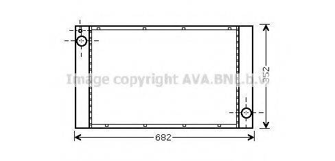 AVA QUALITY COOLING BWA2333 Радіатор, охолодження двигуна