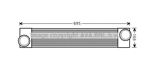 AVA QUALITY COOLING BWA4375 Інтеркулер