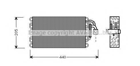 AVA QUALITY COOLING BWV003 Випарник, кондиціонер