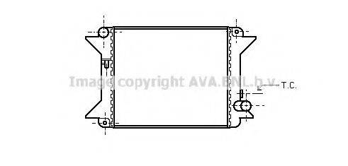 AVA QUALITY COOLING CN2001 Радіатор, охолодження двигуна