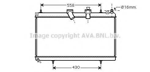 AVA QUALITY COOLING CN2229 Радіатор, охолодження двигуна