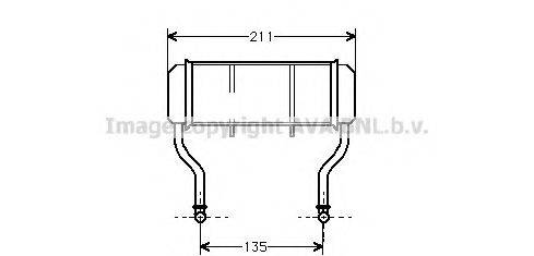 AVA QUALITY COOLING CN3058 масляний радіатор, моторне масло