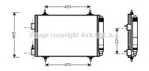 AVA QUALITY COOLING CN5192 Конденсатор, кондиціонер