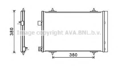 AVA QUALITY COOLING CN5274D Конденсатор, кондиціонер