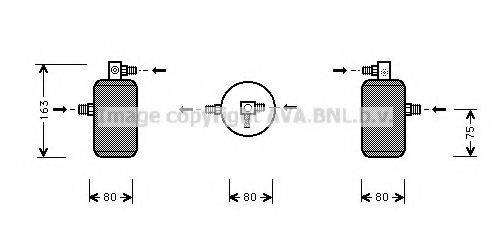 AVA QUALITY COOLING CND163 Осушувач, кондиціонер