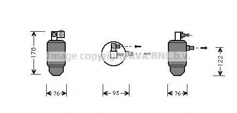 AVA QUALITY COOLING CND164 Осушувач, кондиціонер