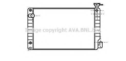 AVA QUALITY COOLING CT2006 Радіатор, охолодження двигуна