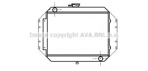 AVA QUALITY COOLING DN2015 Радіатор, охолодження двигуна