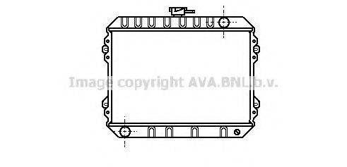 AVA QUALITY COOLING DN2038 Радіатор, охолодження двигуна