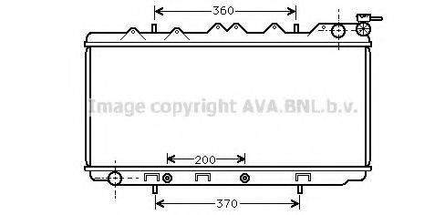 AVA QUALITY COOLING DN2115 Радіатор, охолодження двигуна