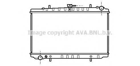 AVA QUALITY COOLING DN2144 Радіатор, охолодження двигуна