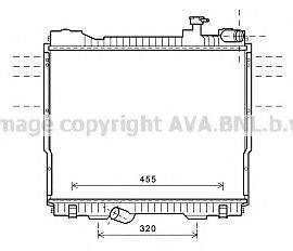 AVA QUALITY COOLING DN2348 Радіатор, охолодження двигуна