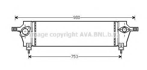 AVA QUALITY COOLING DN4333 Інтеркулер